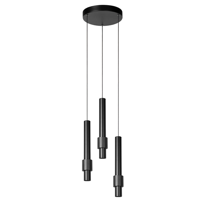 Hanglamp Margary | 3 hangend | Zwart