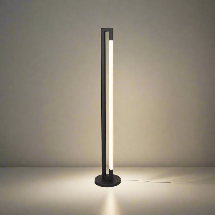 Vloerlamp Futuro | Zwart Metaal