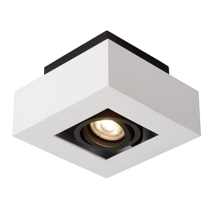 Plafondspot Xirax | 1-Lichts | LED Dim to warm | Wit Metaal