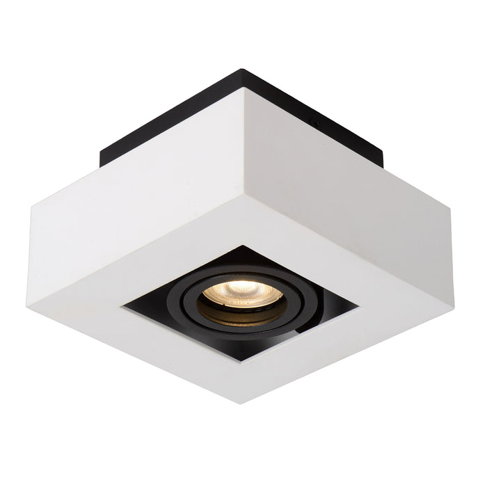 Plafondspot Xirax | 1-Lichts | LED Dim to warm | Wit Metaal