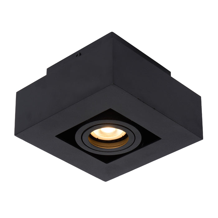 Plafondspot Xirax | 1-Lichts | LED Dim to warm | Zwart Metaal