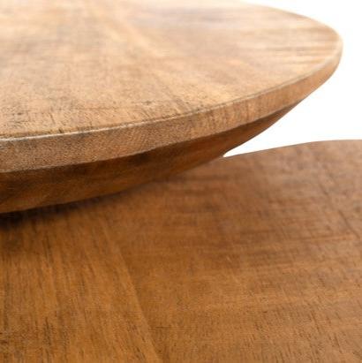 Salontafel Erfurt | Naturel Mangohout | set van 2