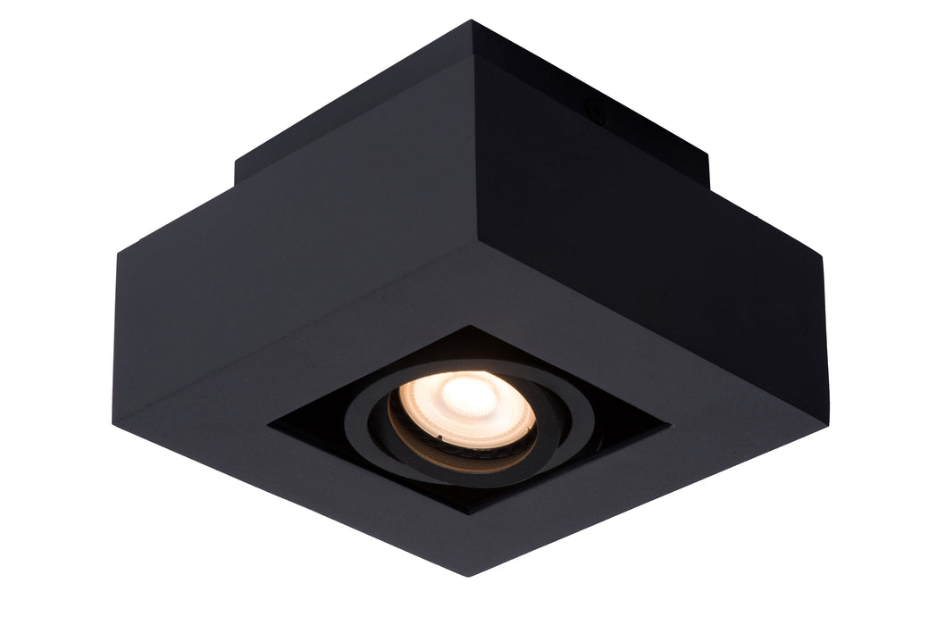 Plafondspot Xirax | 1-Lichts | LED Dim to warm | Zwart Metaal