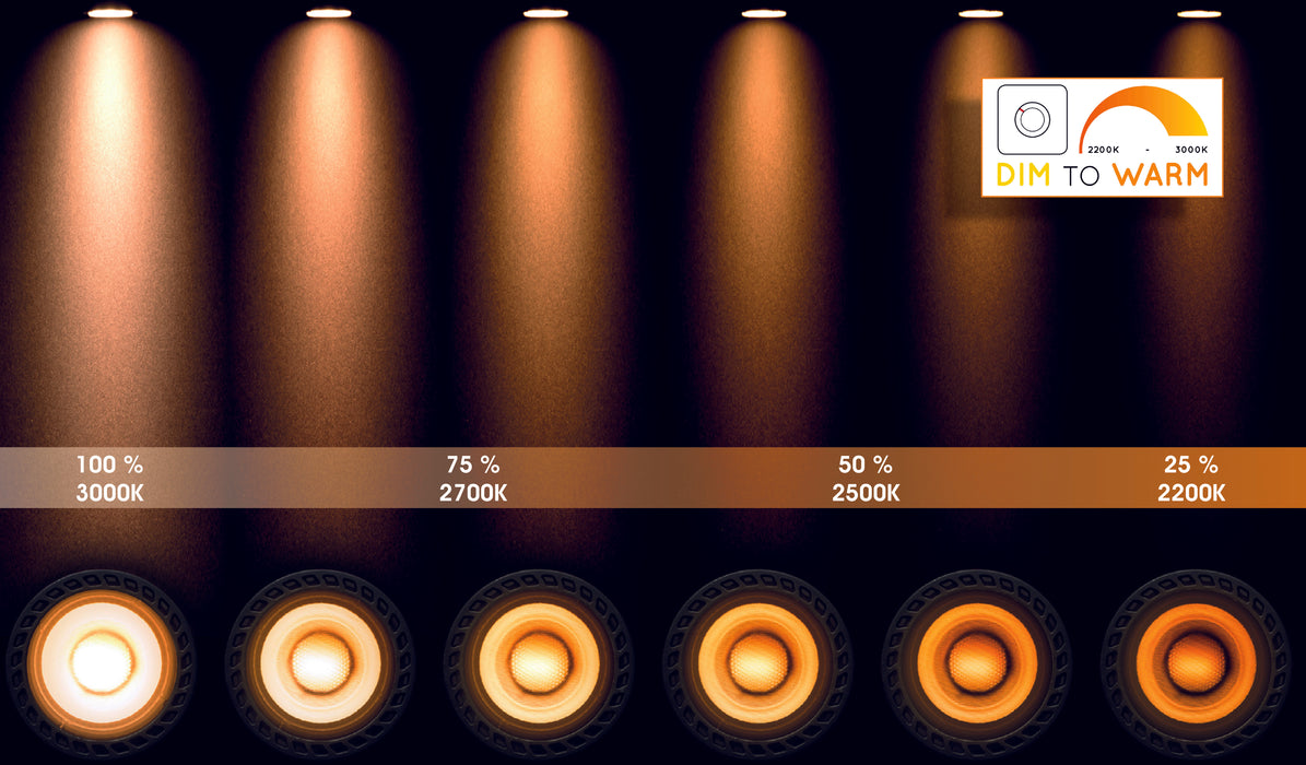 Plafondspot Xirax | 1-Lichts | LED Dim to warm | Zwart Metaal