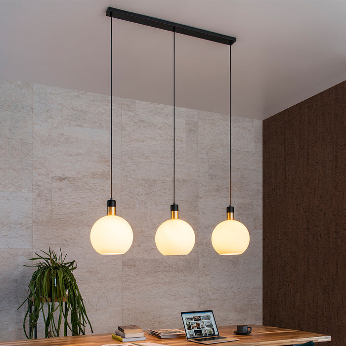 Hanglamp Julius | 3 Lampen | E27 | Opaal