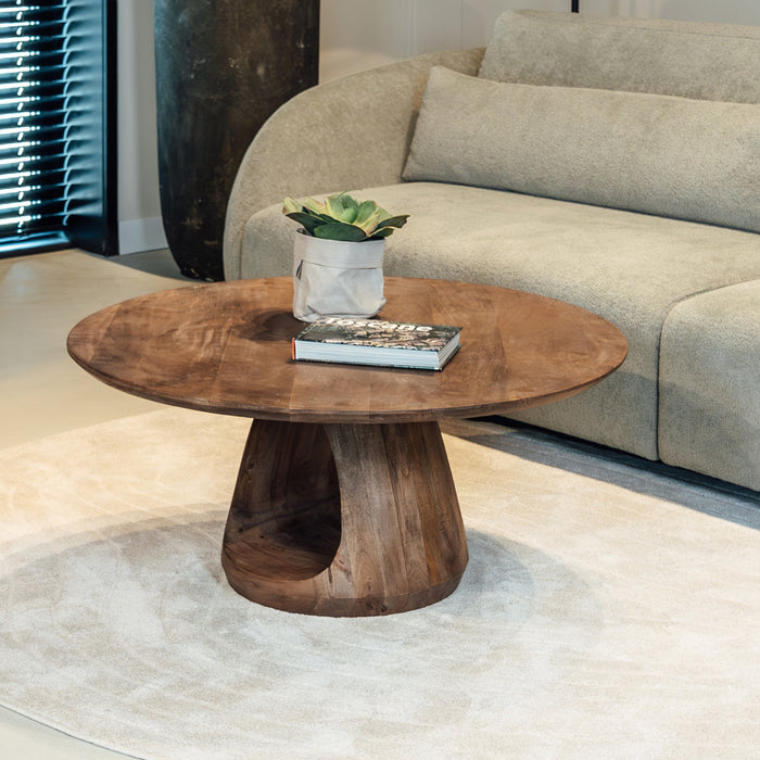 Salontafel Bremen | Rond | Dark Walnut