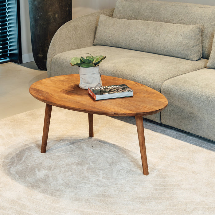 Salontafel Hamburg | Ovaal | Smooth Naturel | 60cm