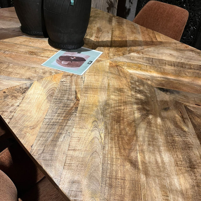 Eettafel Silvi | Naturel Mangohout