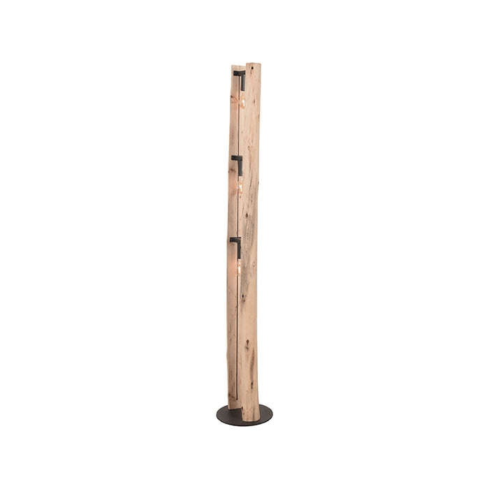 Vloerlamp Woody | Naturel Hout